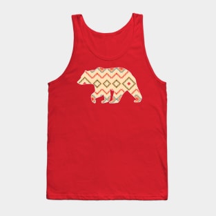 Bear Pattern - 4 Tank Top